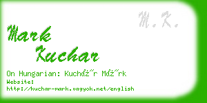 mark kuchar business card